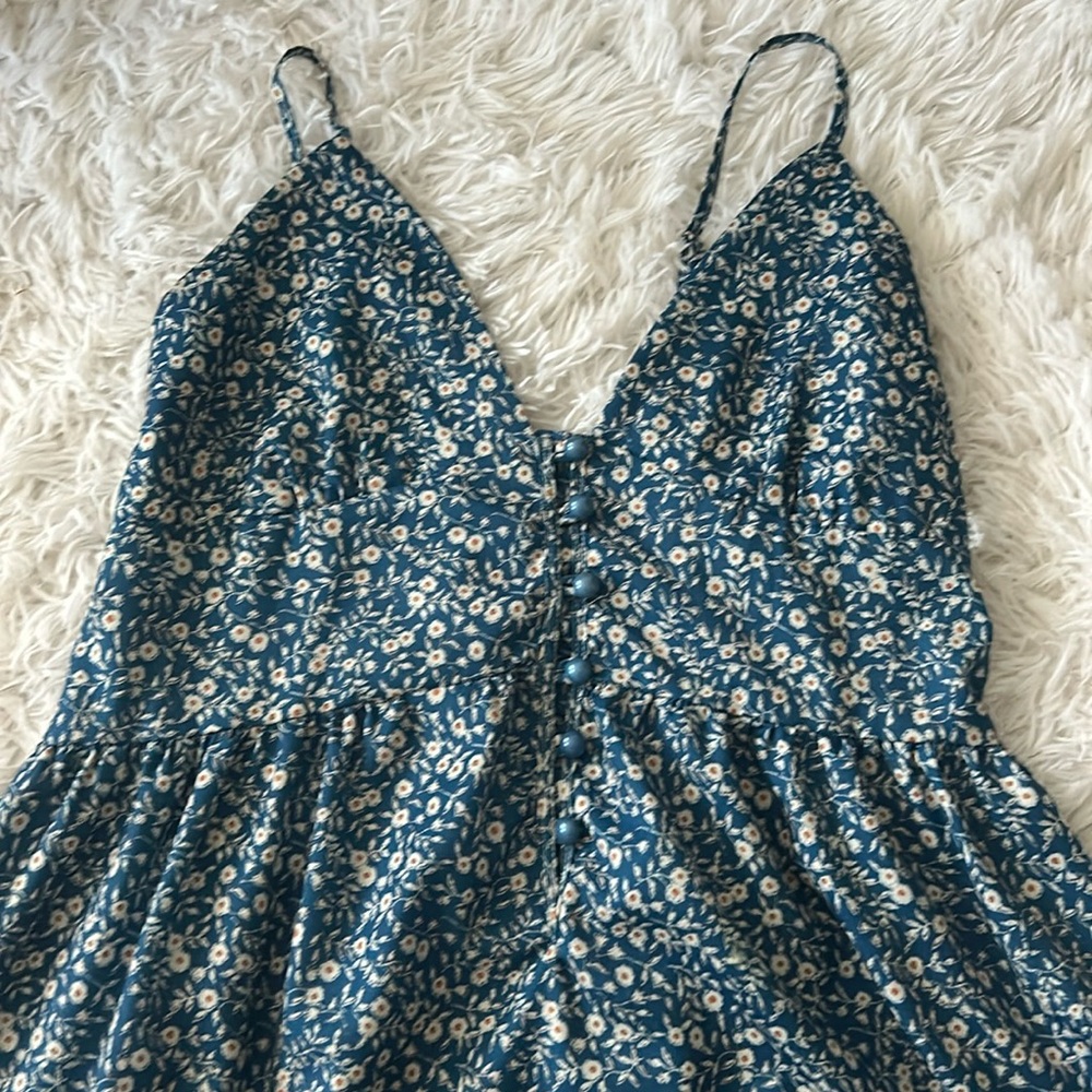 Blue flower dress
